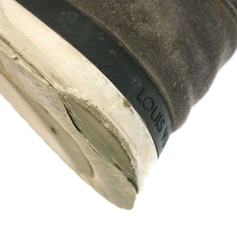 Louis Vuitton Runway Line Suede Switched Sneakers Gray Silver 8 1 2 — view 7
