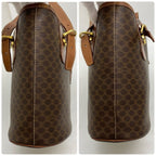 Celine Tote Macadam Brown Bucket — view 9