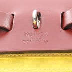 Hermes Handbag Herbag Zip PM Lime Canvas Leather Bag Yellow — view 4