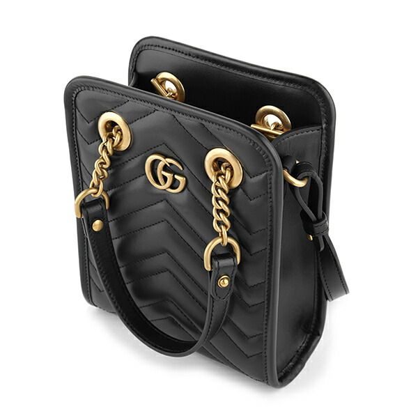 Gucci Shoulder Bag GG Marmont Black — view 4