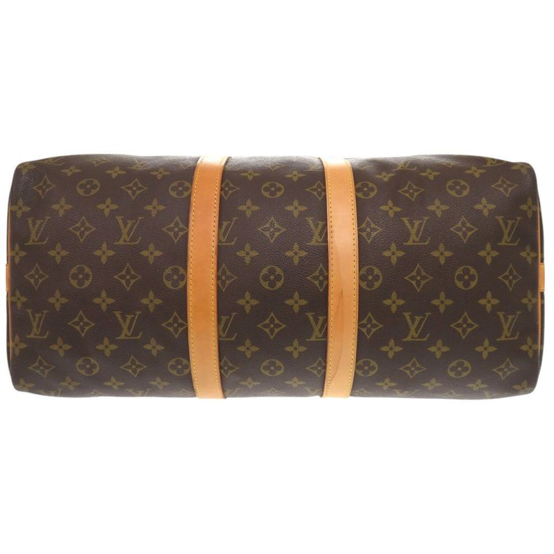 Louis Vuitton Keepall Bandouliere 45 Monogram Boston Bag 1202 — view 3