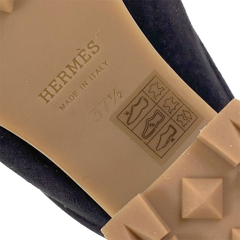 Hermes Shearling Mules Flore — view 9