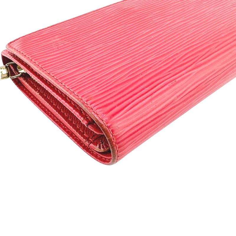 Louis Vuitton Epi Wallet Porte Monnaie Vie Tresor Bifold — view 4