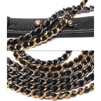 Chanel Shoulder Bag Hobo Small Silver Gold Black — view 7