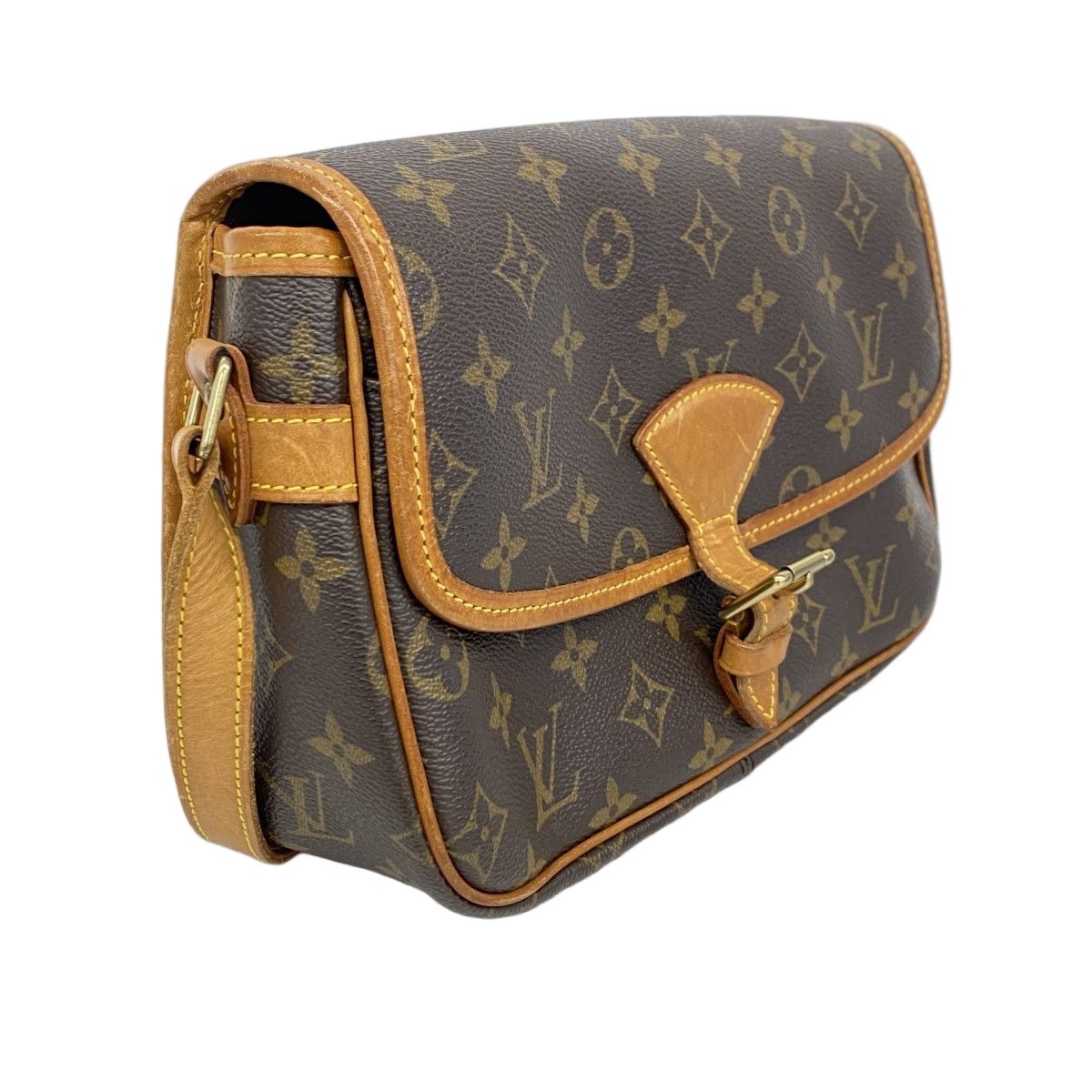 Louis Vuitton Shoulder Bag Monogram Sologne Brown — view 2