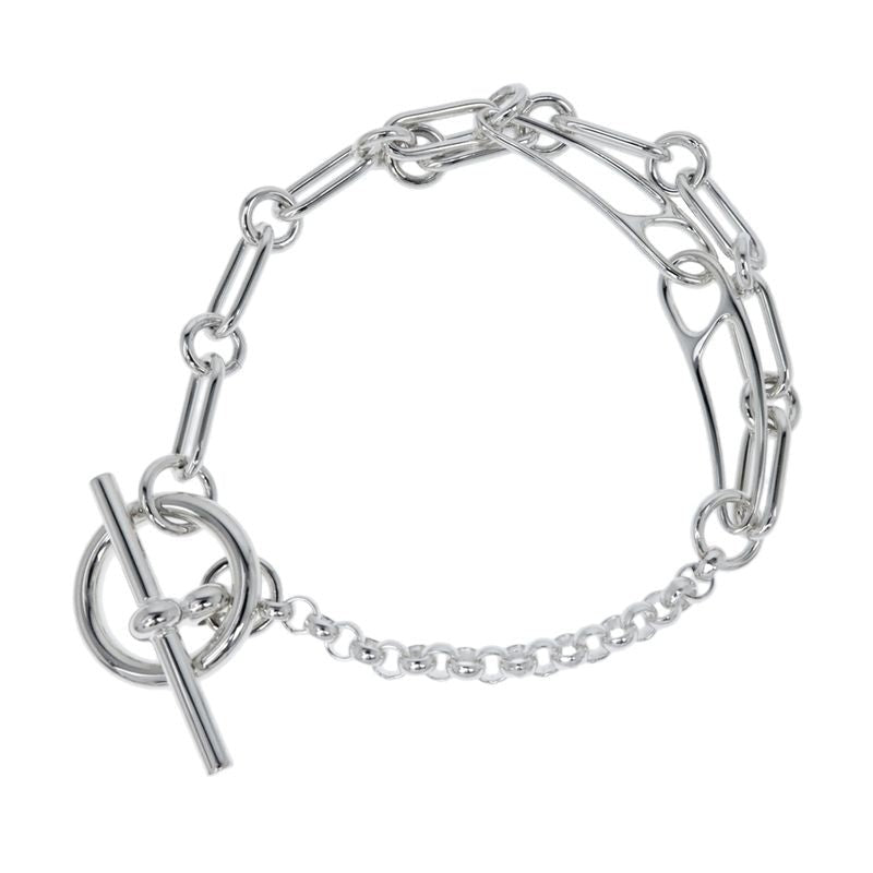 Hermes Chaine Dancre Punk Bracelet ST AG 925 Silver Accessorie — view 2