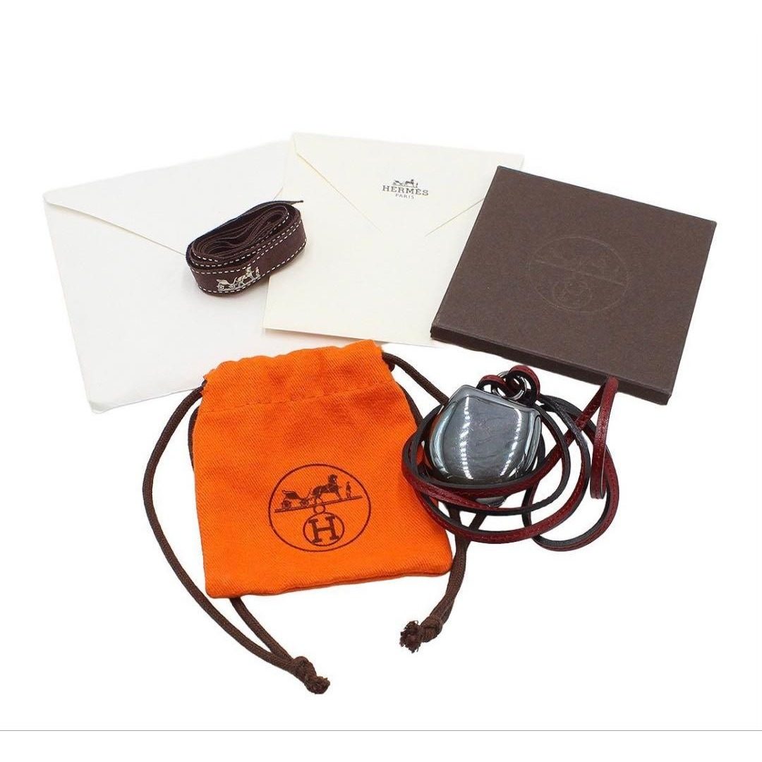 Hermes Leather Pircas Necklace — view 9