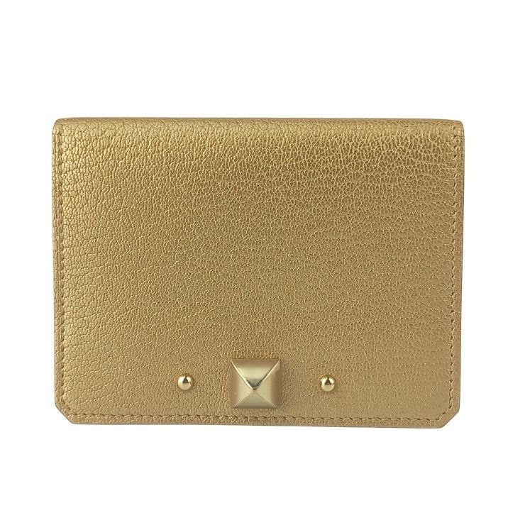 Hermes Card Case Business Holder Medor cp DORE Gold Siamese Light — view 2