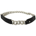 Hermes Necklace Box Chain Vauvalenier Metal Black Choker 0929