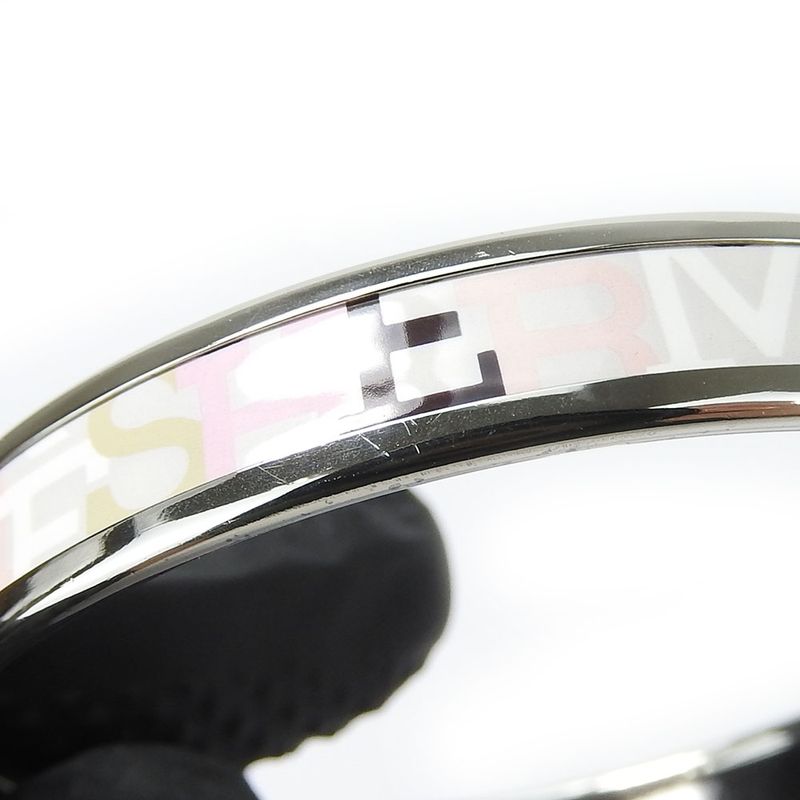 Hermes Bangle Emile PM Enamel Metal Multicolor Light Gray Silver Hardware — view 8