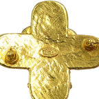 Chanel Triple Coco Mark Vintage 94 a Metal Gold Brooch 0209 — view 4