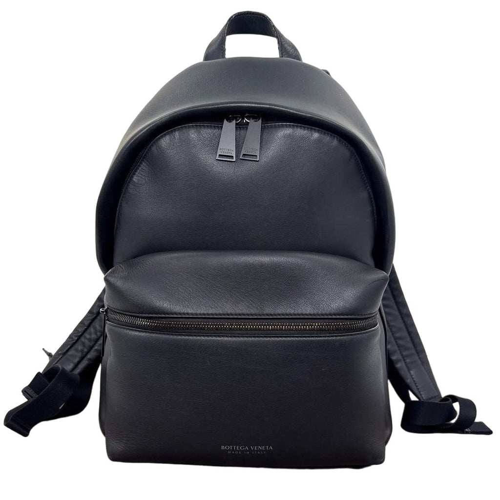 Bottega Veneta Super Leather Backpack Black