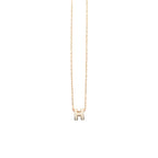 Hermes Mini Pop Necklace White Gold