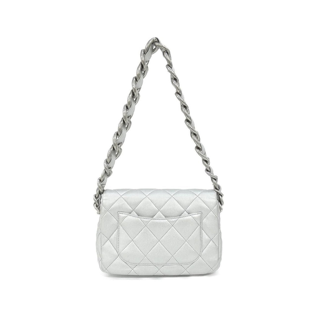 Chanel Shoulder Bag Silver — view 2