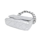 Chanel Shoulder Bag Silver — view 3