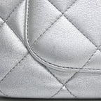 Chanel Shoulder Bag Silver — view 5