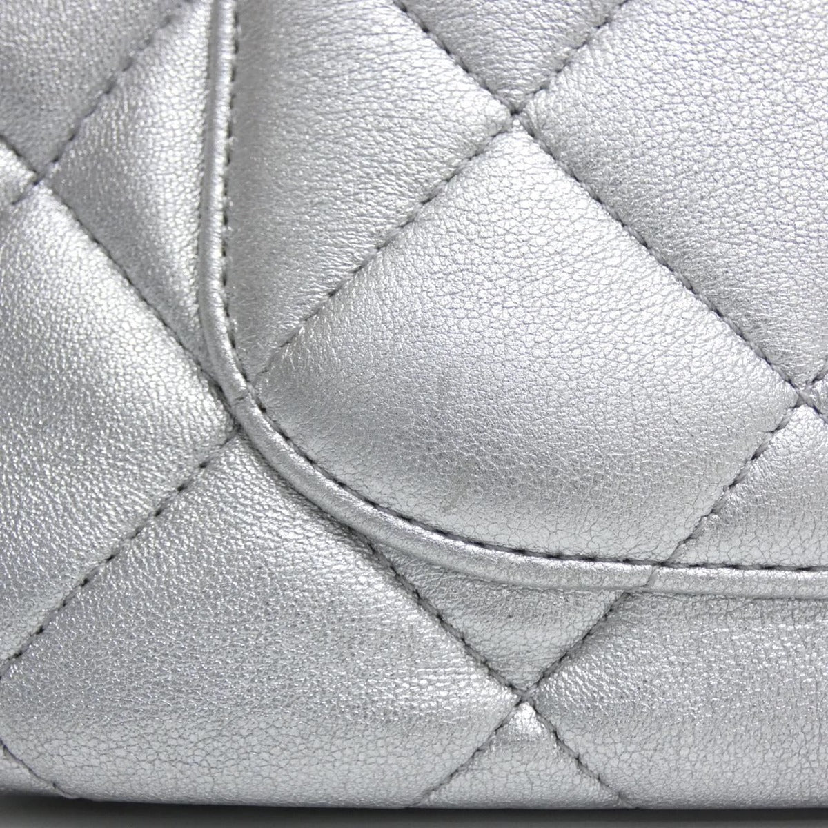 Chanel Shoulder Bag Silver — view 5