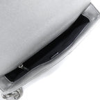 Chanel Shoulder Bag Silver — view 7
