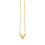 Louis Vuitton Necklace Essential Gold