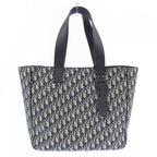 Dior Saddle Tote Black Navy Beige — view 3