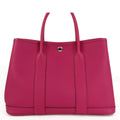 Hermes Garden Party TPM Rose Purple Silver Country Tote Bag