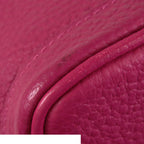 Hermes Garden Party TPM Rose Purple Silver Country Tote Bag — view 6