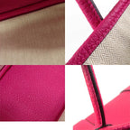 Hermes Garden Party TPM Rose Purple Silver Country Tote Bag — view 8