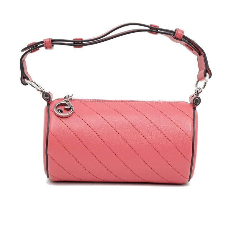 Gucci Blondie Mini Shoulder Bag one Pink Leather — view 2