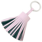 Hermes Key Ring Carmen Tricolor Lamb Skin Mauve Pale Veil Chypre Sesame