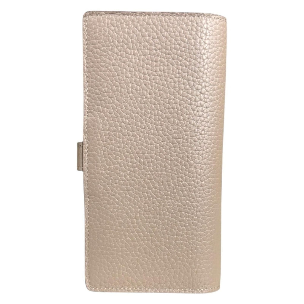 Louis Vuitton Vertical Wallet Taurillon Leather Beige Gale — view 2