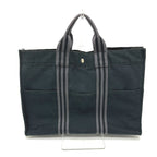 Hermes Tote Fourre Tout MM Canvas Black