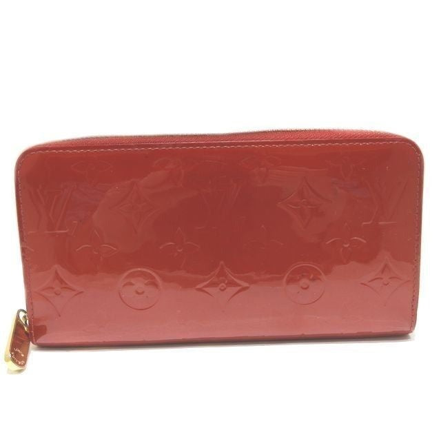 Louis Vuitton Zippy Wallet Long Vernis Pomme D'amour Red Enamel 4
