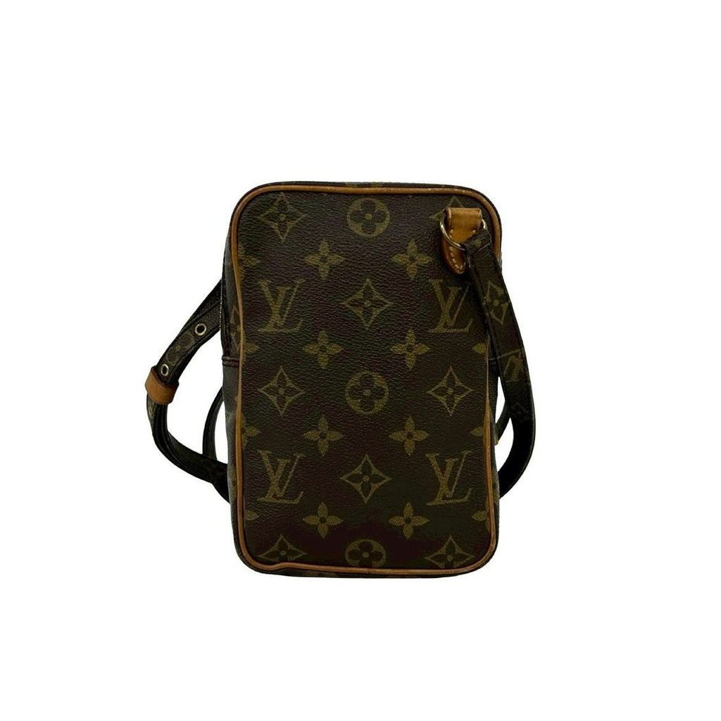 Louis Vuitton Vintage Mini Amazon Monogram Leather Shoulder Bag Pochette Brown — view 3
