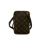 Louis Vuitton Vintage Mini Amazon Monogram Leather Shoulder Bag Pochette Brown — view 3