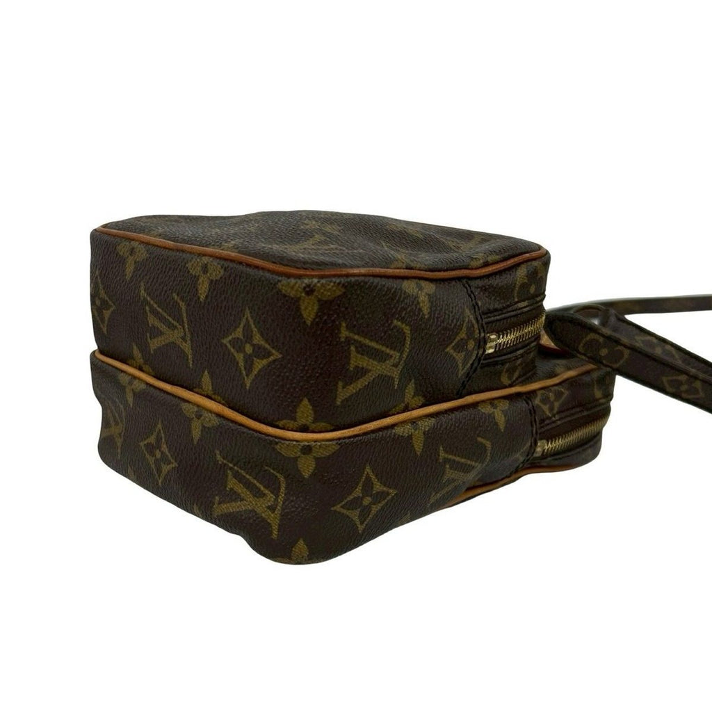 Louis Vuitton Vintage Mini Amazon Monogram Leather Shoulder Bag Pochette Brown — view 8