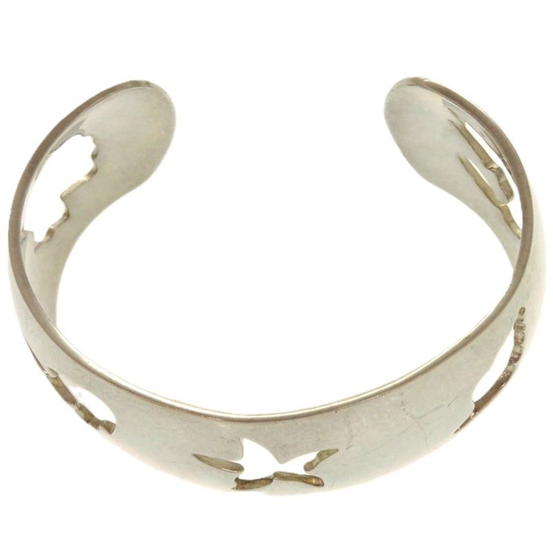 Hermes Silver Sea Motif 925 Bangle 1513 — view 3
