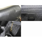 Gucci Backpack Bamboo Black Leather Pocket Vintage — view 5