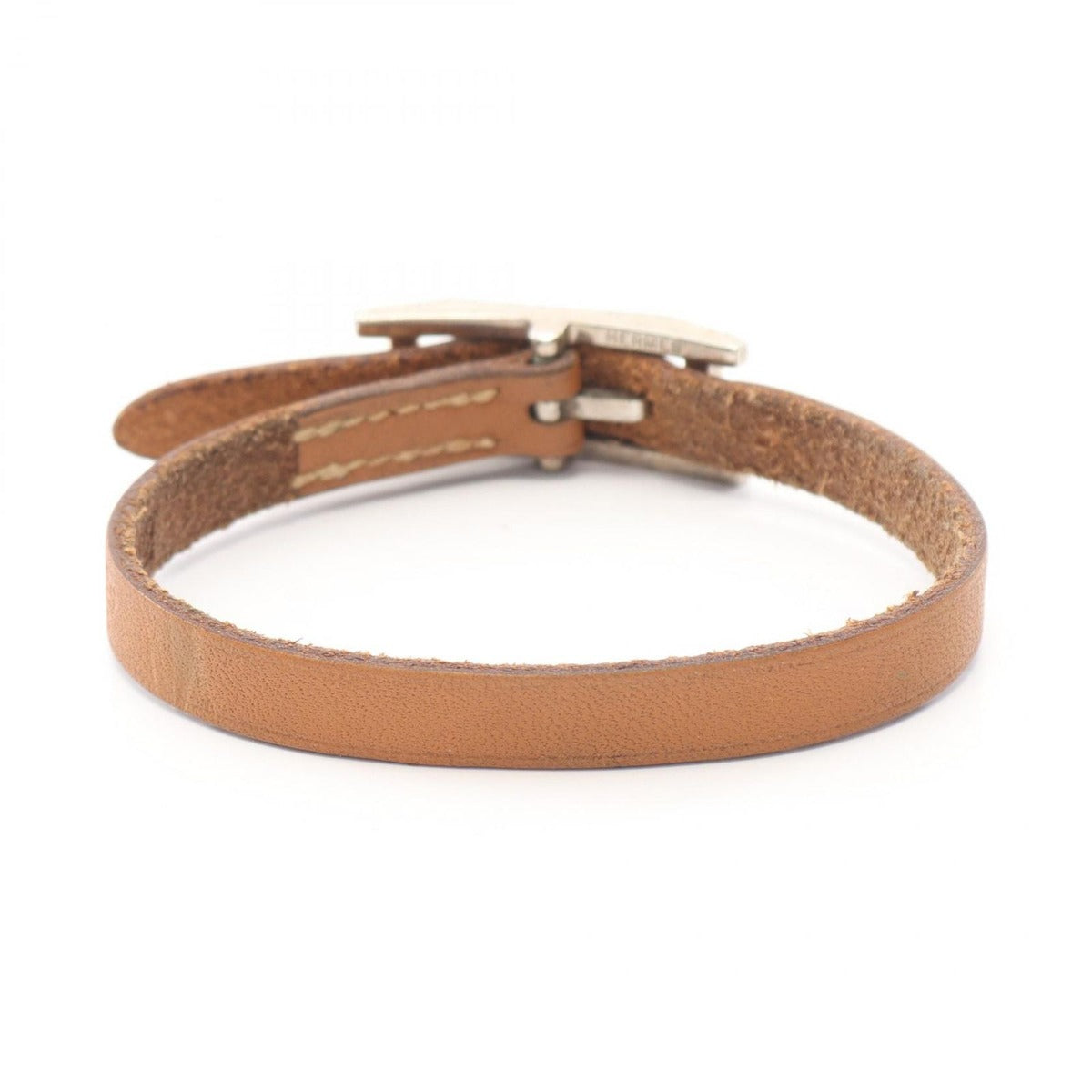 Hermes Bracelet Tandem Leather Stainless Steel — view 2