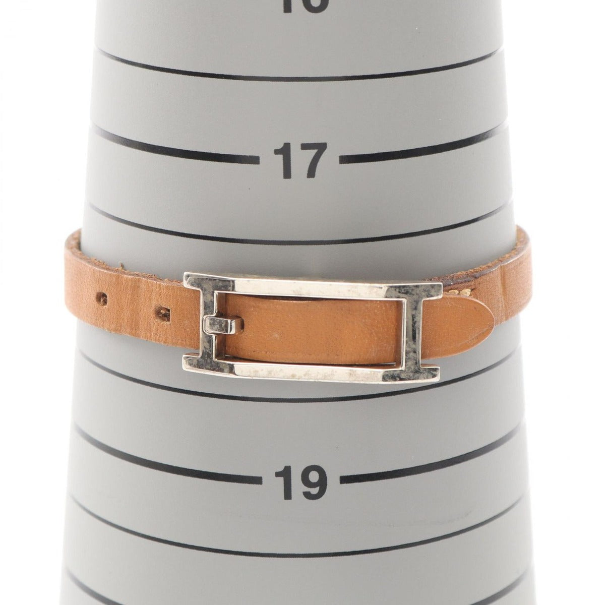 Hermes Bracelet Tandem Leather Stainless Steel — view 6