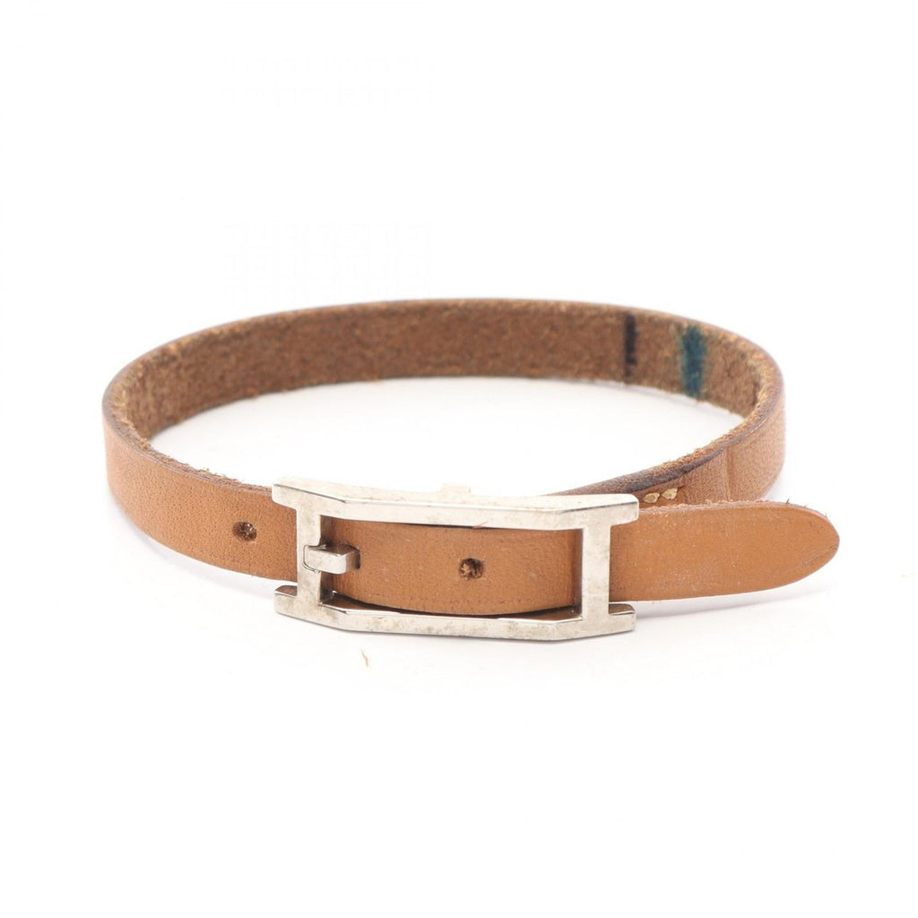 Hermes Bracelet Tandem Leather Stainless Steel