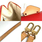 Louis Vuitton Handbag Doc PM Epi Leather Red — view 9