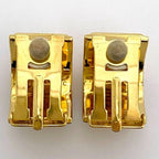 Hermes Earrings Gold GP Cloisonne — view 7