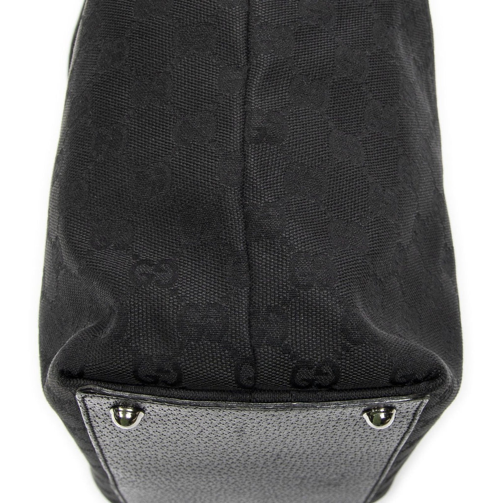 Gucci Eclipse Tote Black GG Canvas — view 8