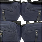 Chanel Paris Biarritz Mini Tote Shoulder Bag Navy Blue Black Bicolor — view 6
