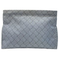 Bottega Veneta Clutch Bag Second Intrecciato Nylon Canvas Gray