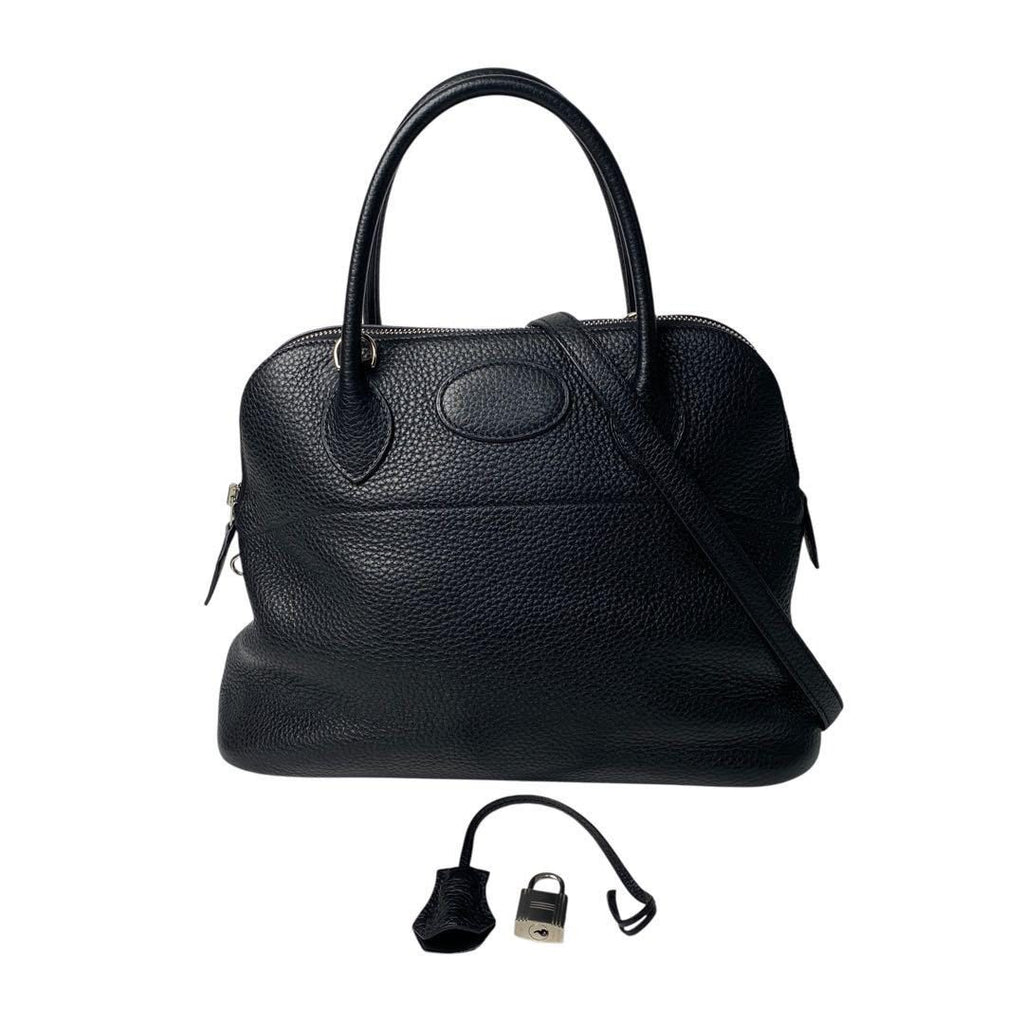 Hermes Bolide 31 Handbag Black Taurillon