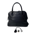 Hermes Bolide 31 Handbag Black Taurillon