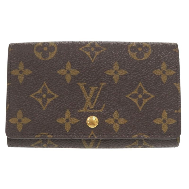 Louis Vuitton Non-stick Porte Monnaie Bier Tresor Monogram Brown Bifold