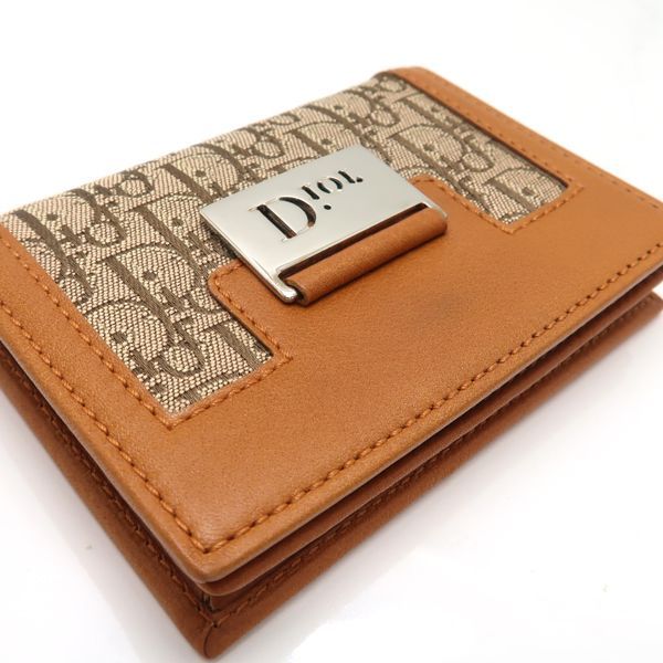 Christian Dior Street Chic Card Case Business Holder 0056 Trotter Canvas — view 4