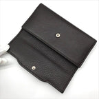 Gucci Geki Interlocking Sherry Line Leather Trifold Wallet Brown — view 6